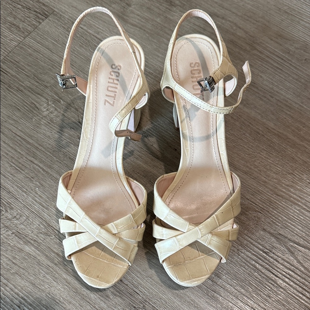 SCHUTZ “Keefa” Platform Sandal.